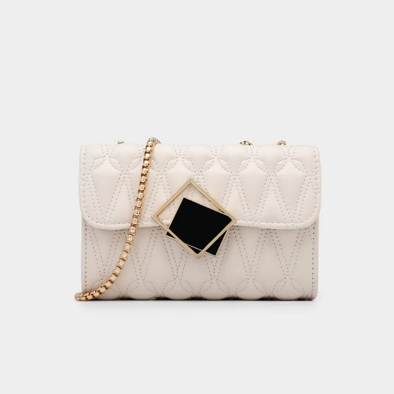 PU Shoulder Messenger Bags Chain Lock Handbags Ladies Bags