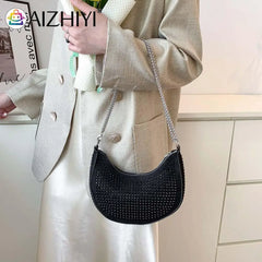 Small PU Leather Shoulder Bags for Women Zipper Handbag Female Travel