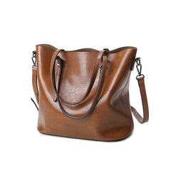 Women's Leather Handbags Spring Casual Tote Bag Big Shoulder Bag