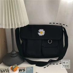 Canvas Cover Shoulder Crossbody Bag for Women