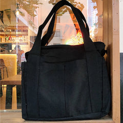 Women Literature Art Canvas Shoulder Bag Retro Handbag Tote Bag