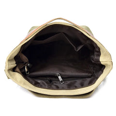 Ladies Canvas Tote Messenger Handbag Crossbody Bag