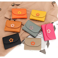 Women's Floral Card Holder Money Bag Clutch Wallet