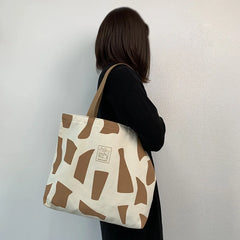 Women's Casual Tote Bag Canvas Shoulder Beach Bag