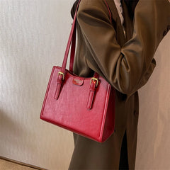 Autumn Winter Style Women's Shoulder Bags Zipper Ladies Bags