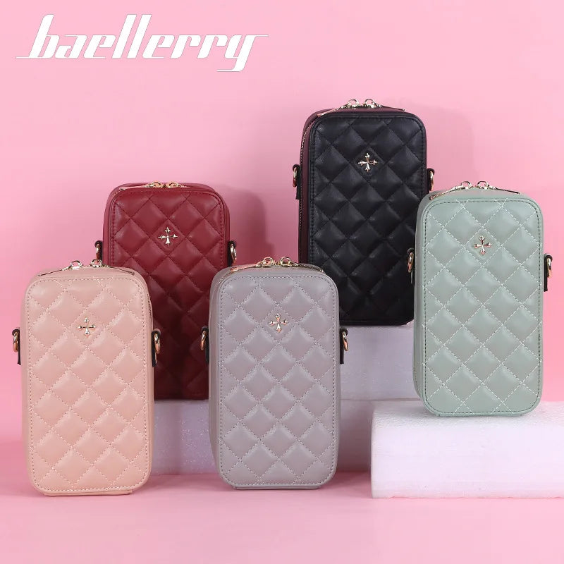 Soft Leather Shoulder Bag Chain Purse Women Wallet