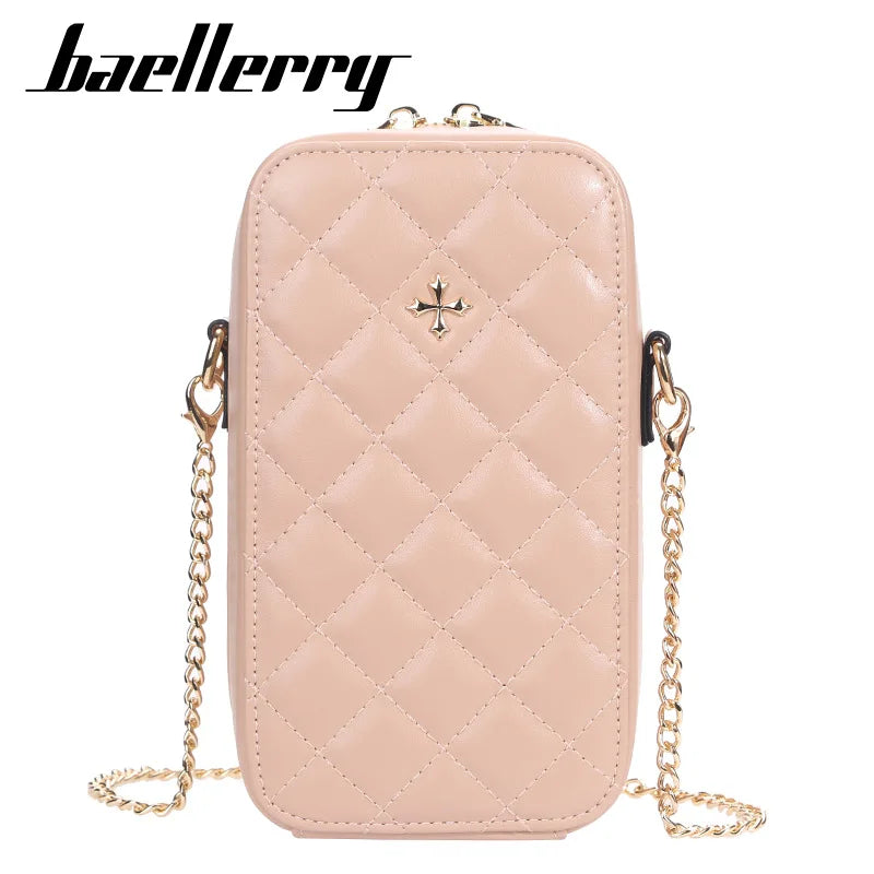 Soft Leather Shoulder Bag Chain Purse Women Wallet