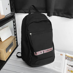 Nylon College Backpack for Women School Travel Laptop Book Bag