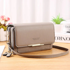 Women's Cross Body Messenger Bag PU Leather Shoulder Handbag