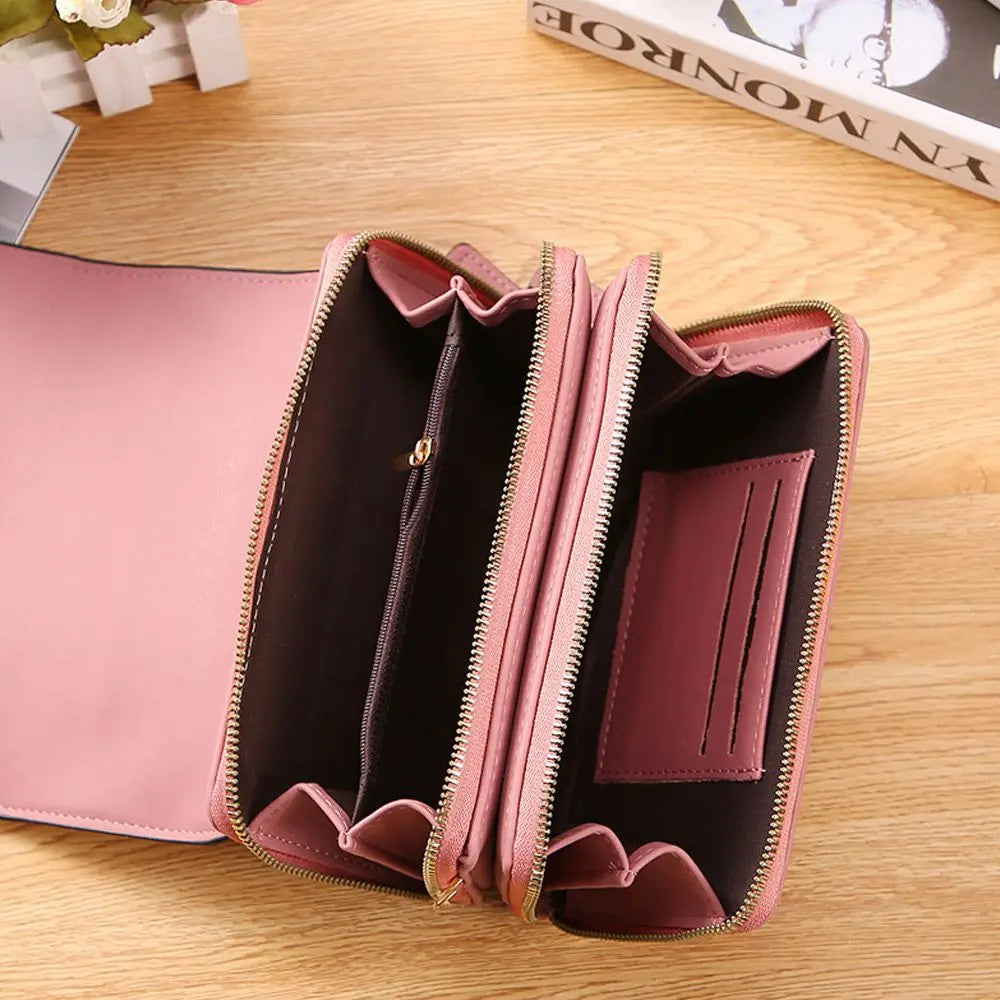 Women's Cross Body Messenger Bag PU Leather Shoulder Handbag