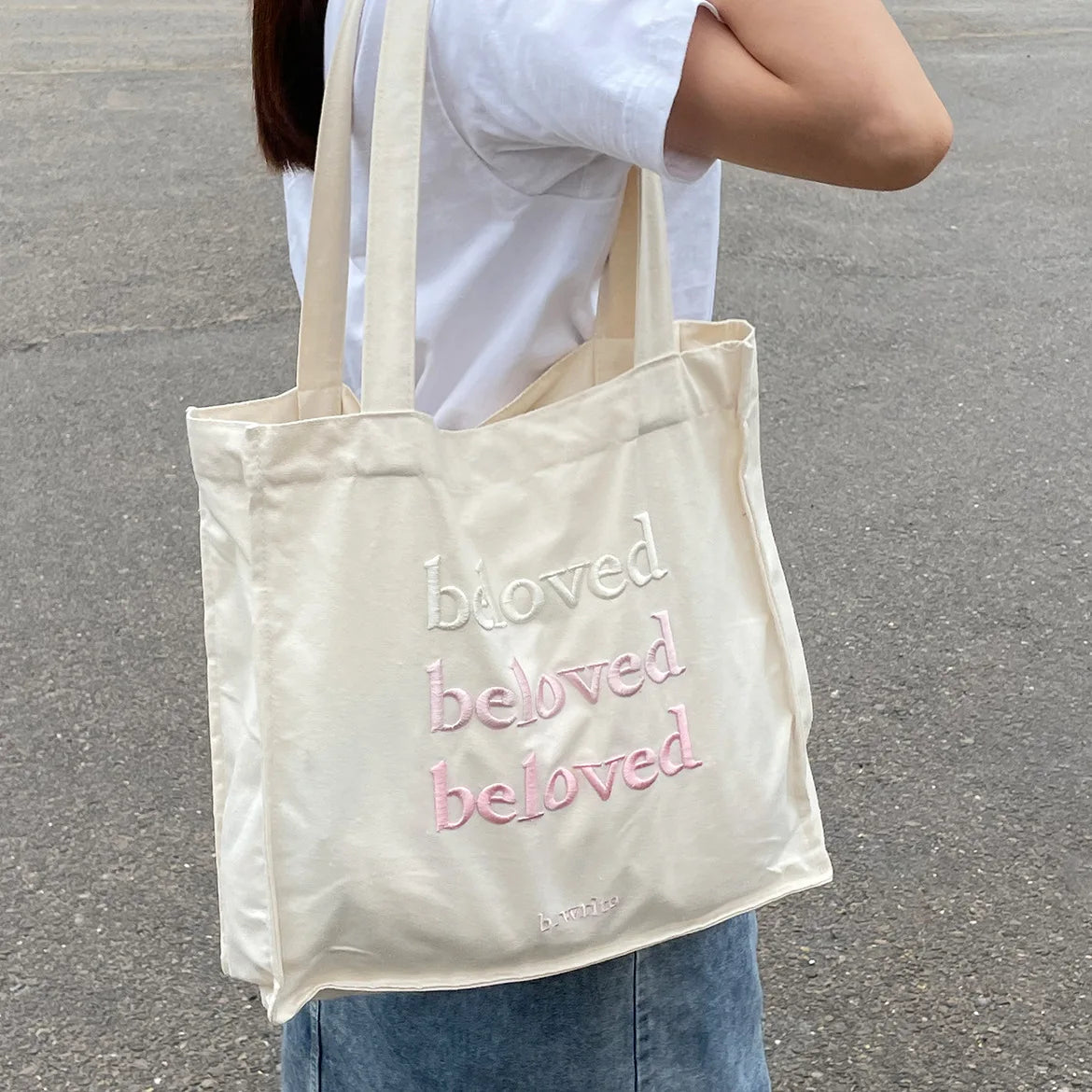 Large Canvas Women's Shoulder Bag
