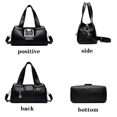 High Capacity Ladies PU Handbags Shoulder Messenger Bag