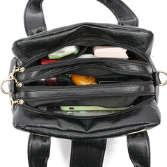 High Capacity Ladies PU Handbags Shoulder Messenger Bag