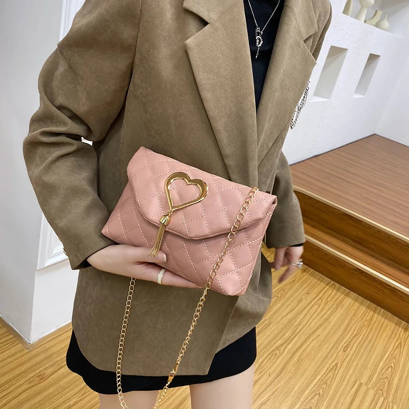Diamond Pendant Cross Body Bag Single Shoulder Chain Underarm Bag