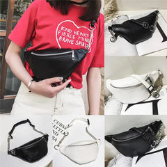 Sequins Fanny Pack Women's Waist Belt Waterproof Bag Casual Solid One Size Girls