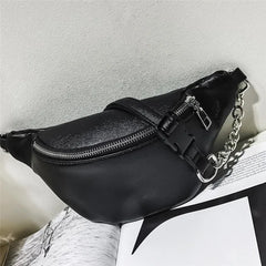 Sequins Fanny Pack Women's Waist Belt Waterproof Bag Casual Solid One Size Girls