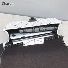 Ladies Shoulder Bag Female Messenger Bag All-match Crack Printing
