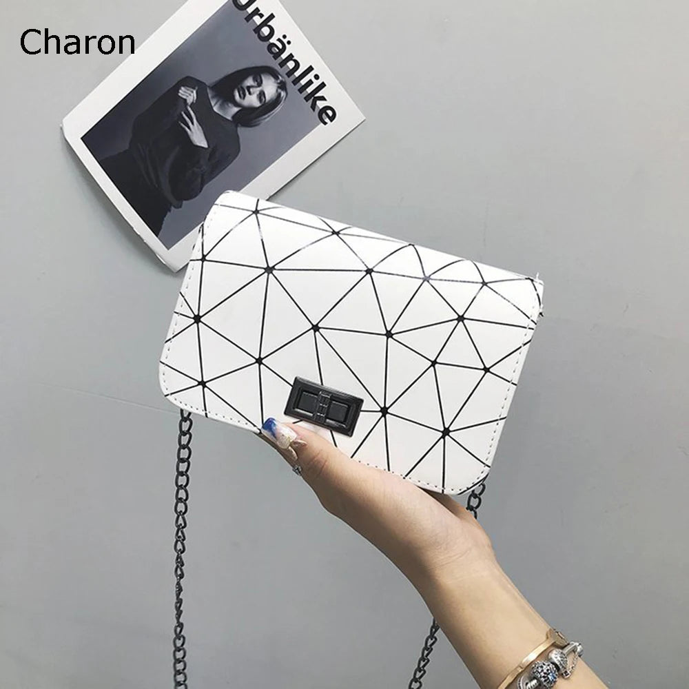 Ladies Shoulder Bag Female Messenger Bag All-match Crack Printing