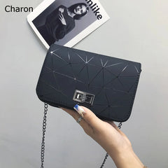 Ladies Shoulder Bag Female Messenger Bag All-match Crack Printing