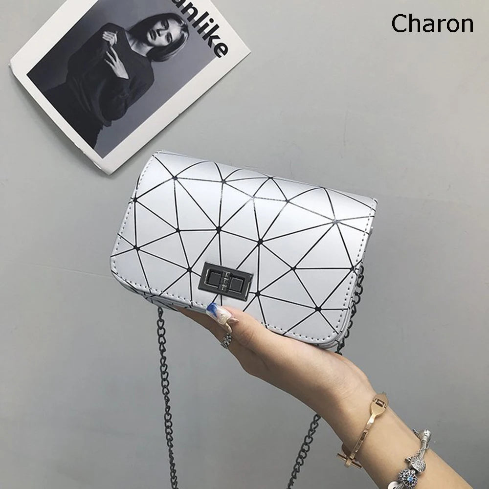 Ladies Shoulder Bag Female Messenger Bag All-match Crack Printing