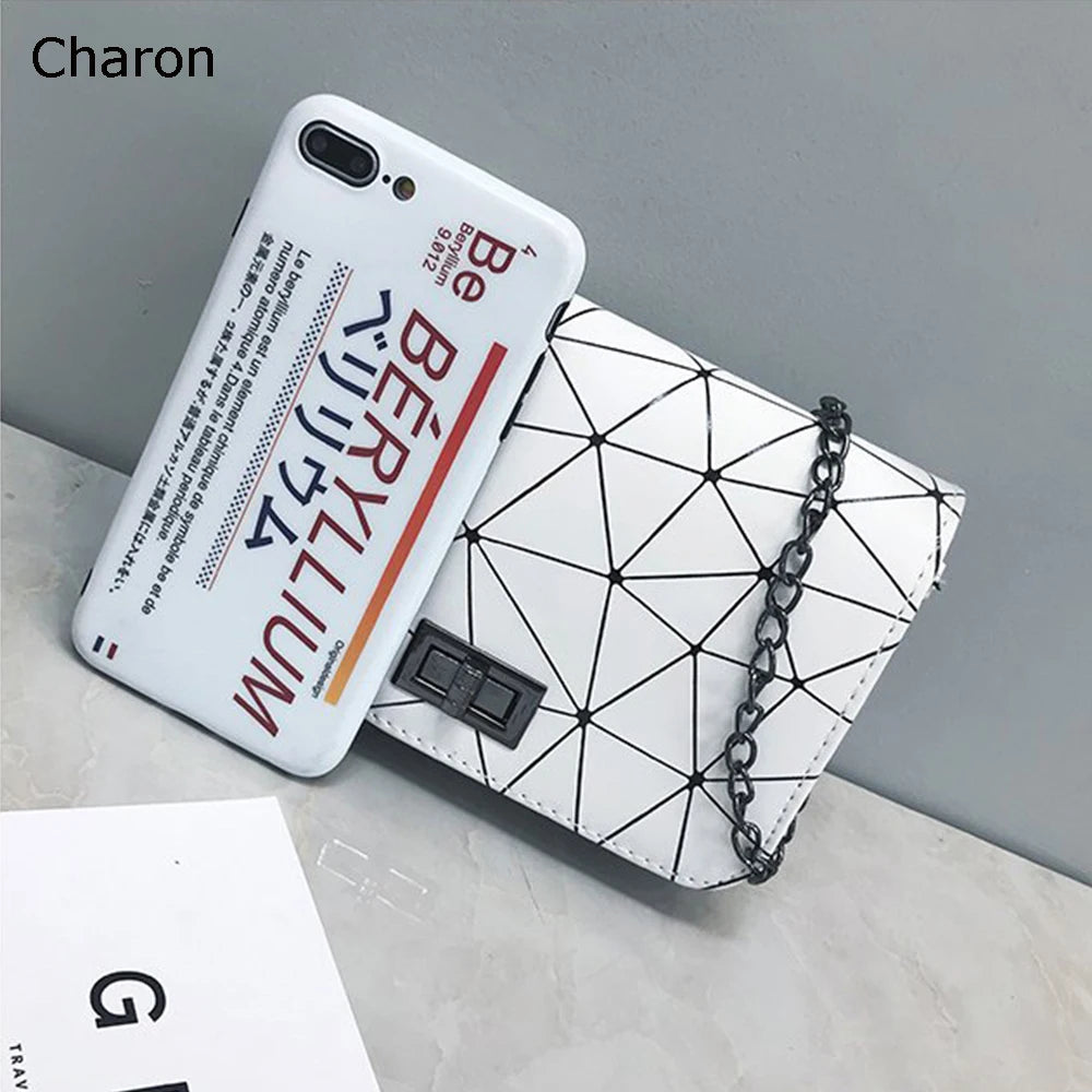 Ladies Shoulder Bag Female Messenger Bag All-match Crack Printing