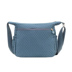 Women's Waterproof Nylon Shoulder Bag Zipper Crossbody Purse