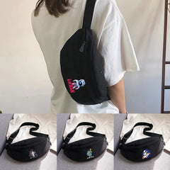 Astronaut Print Waist Bag for Women, Outdoor Sports Running Cycling Chest Bags