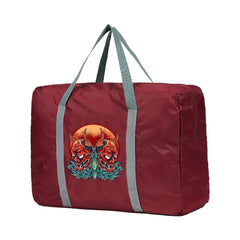 Foldable Travel Bag Large-capacity Handbag Monster Print Series Fitness Bags