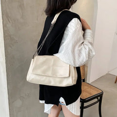 Ladies Folding Chain Crossbody Bag Shoulder Bag Female Handbags With Handle