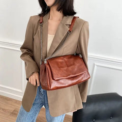 Ladies Folding Chain Crossbody Bag Shoulder Bag Female Handbags With Handle