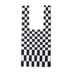 Grid PatternKnitting Shoulder Bag Women Handbag Causal Women's Handbag