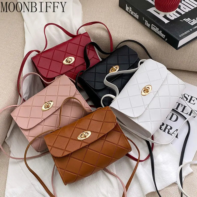 Casual Shoulder Bag Women Small Messenger Bags Leather Handbags