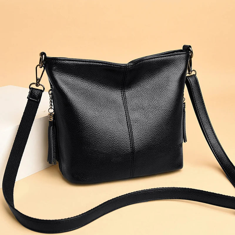 Leather Crossbody Bag Women Shoulder Handbag Tote Bolsa Feminina