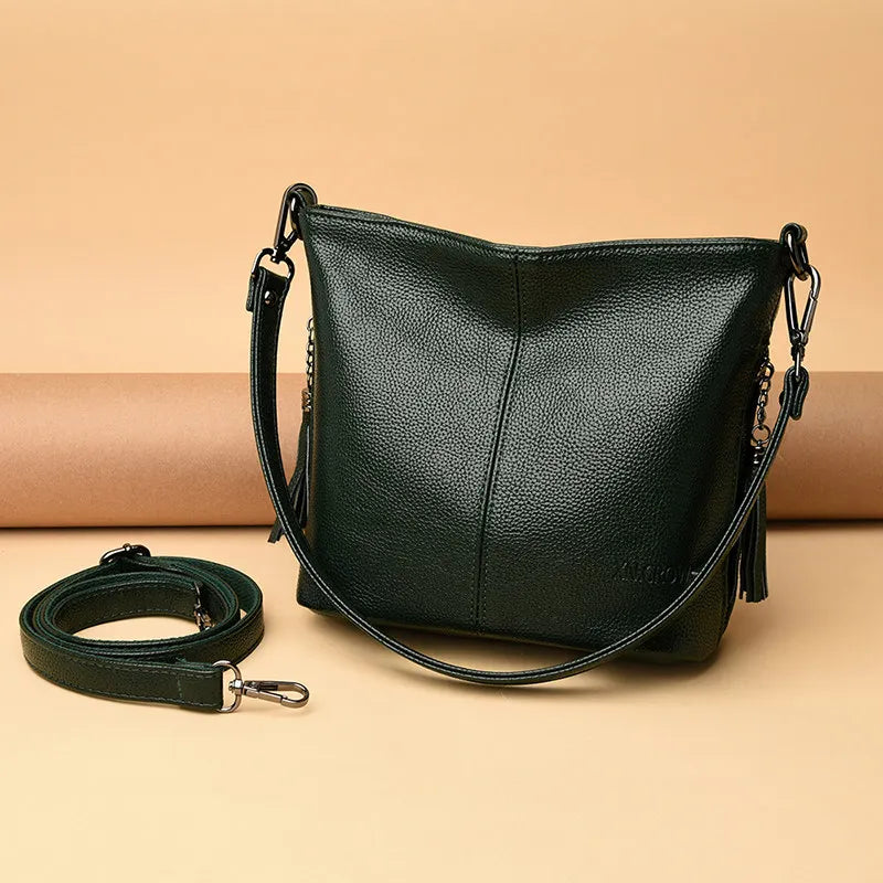 Leather Crossbody Bag Women Shoulder Handbag Tote Bolsa Feminina
