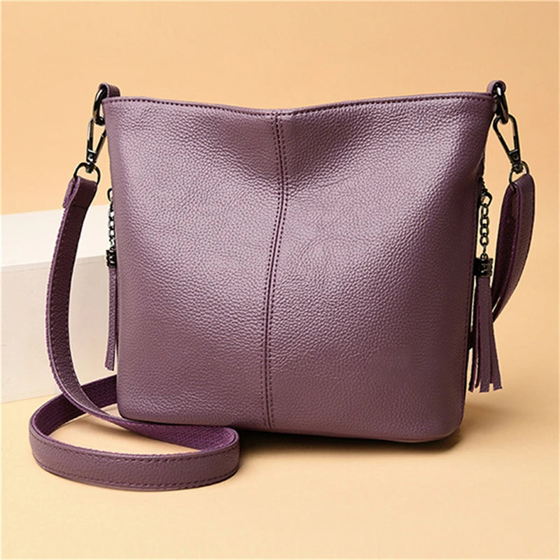 Leather Crossbody Bags for Women Handbags Tote Bag