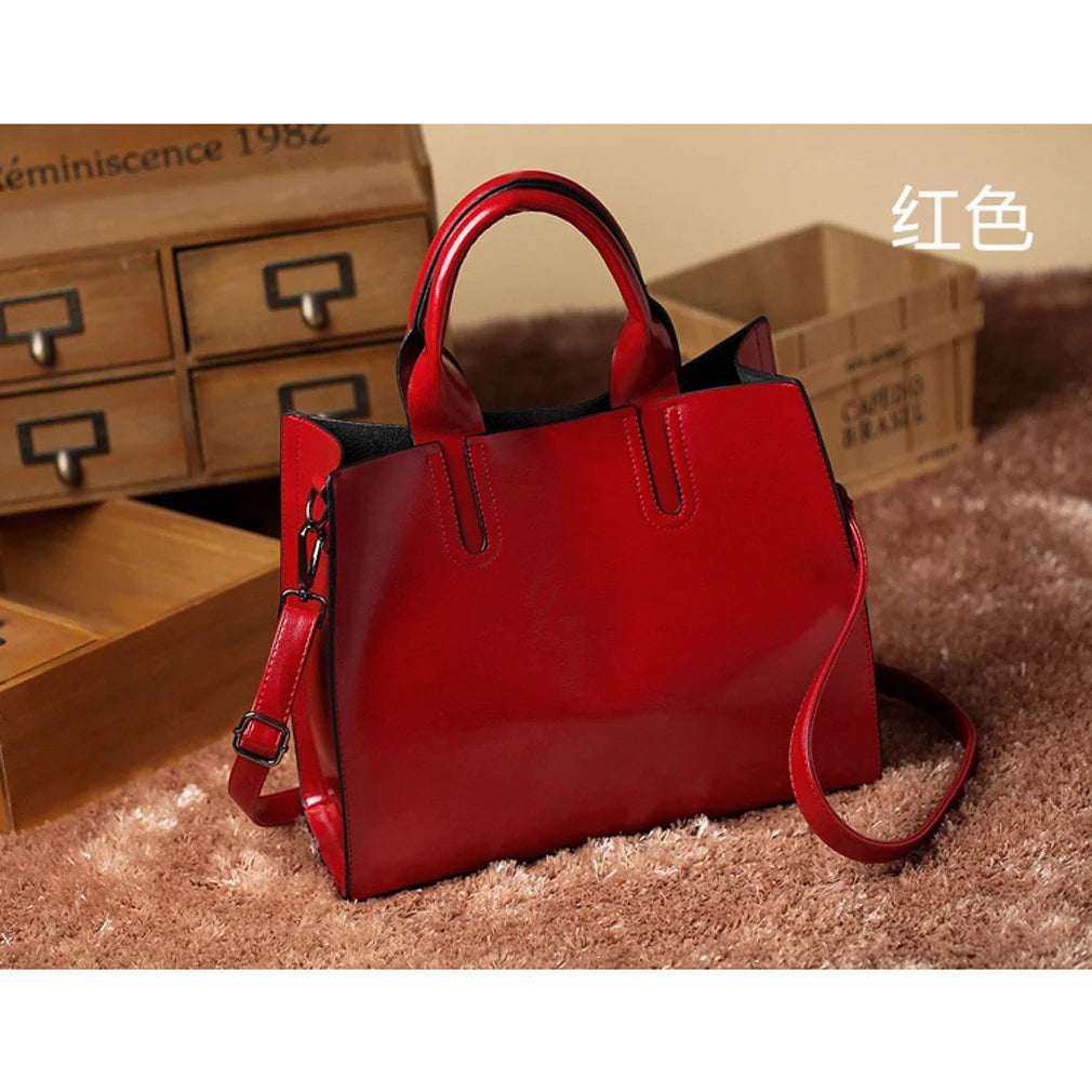 PU Leather Shoulder Bag Tote Crossbody Bag