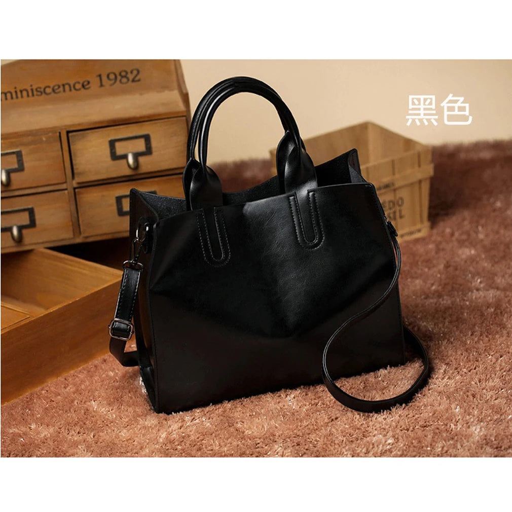 PU Leather Shoulder Bag Tote Crossbody Bag