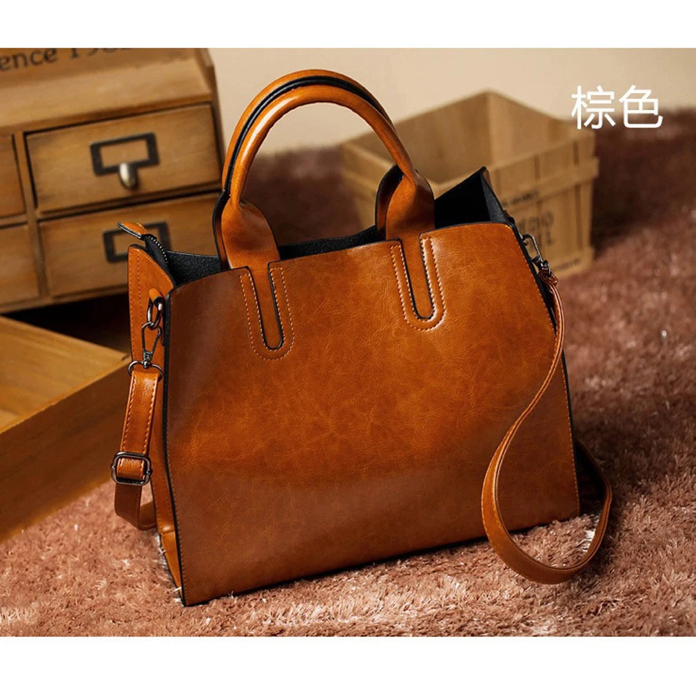 PU Leather Shoulder Bag Tote Crossbody Bag