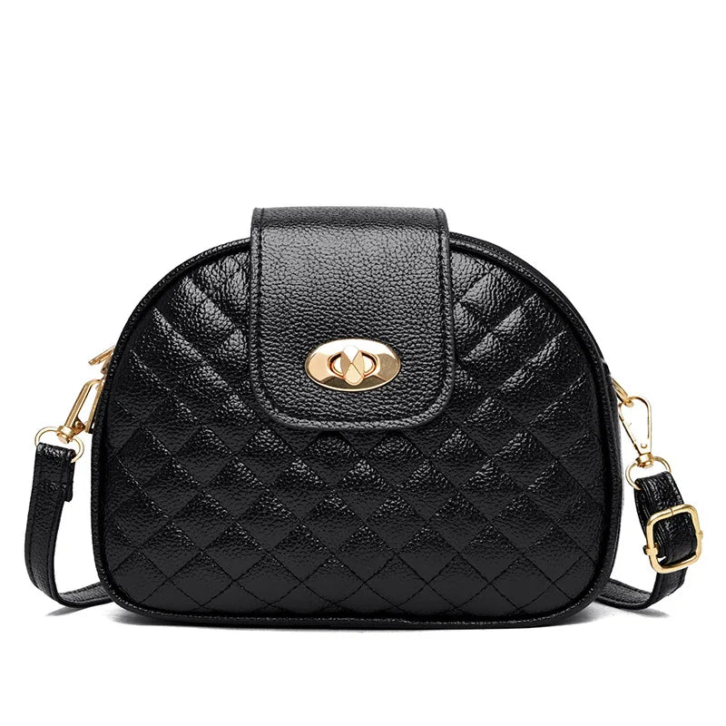 Small Retro PU Leather Crossbody Messenger Bags for Women
