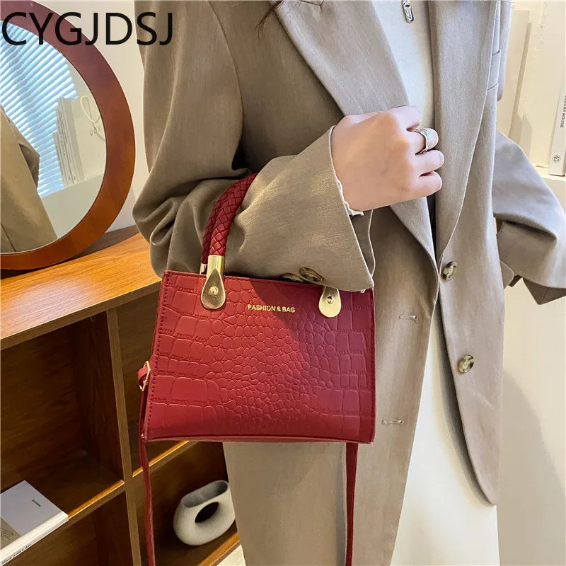 Women's Crossbody Shoulder Bag Office Leather Handbag