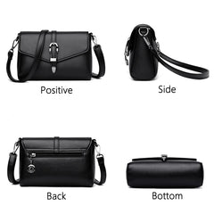 Women's High PU Leather Crossbody Bag Shoulder Handbag Wallet