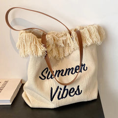 Large Capacity Canvas Tote Bags Shopping Shoulder Bags Handbags