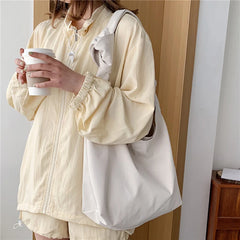 Women's Large Hobos Crossbody Bag Nylon Shoulder Messenger Solid