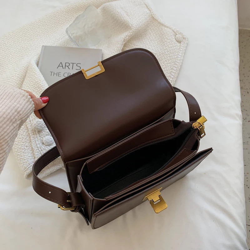 Ladies Leather Handbag Shoulder Bag Messenger Bag Envelope Bag High Purses