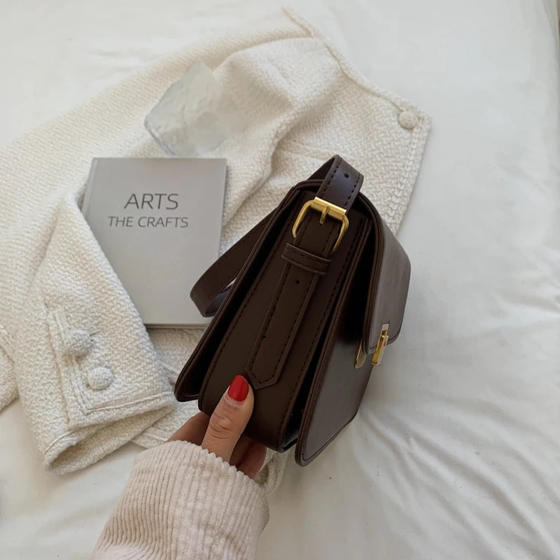Ladies Leather Handbag Shoulder Bag Messenger Bag Envelope Bag High Purses
