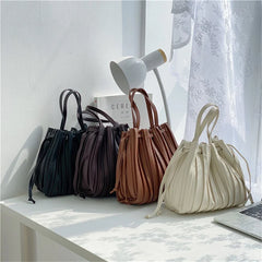Leather Shoulder Bag Stripe Crossbody Handbag Purse Women Handbags
