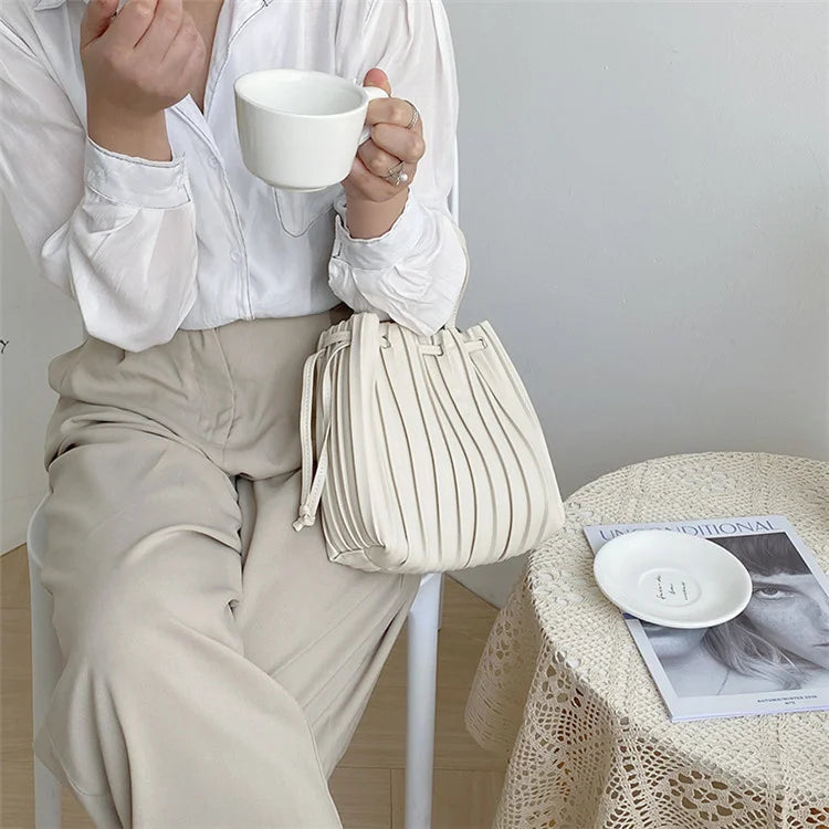 Leather Shoulder Bag Stripe Crossbody Handbag Purse Women Handbags