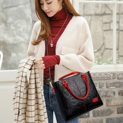 Women's Large Tote Bag Shoulder Handbag with Pockets