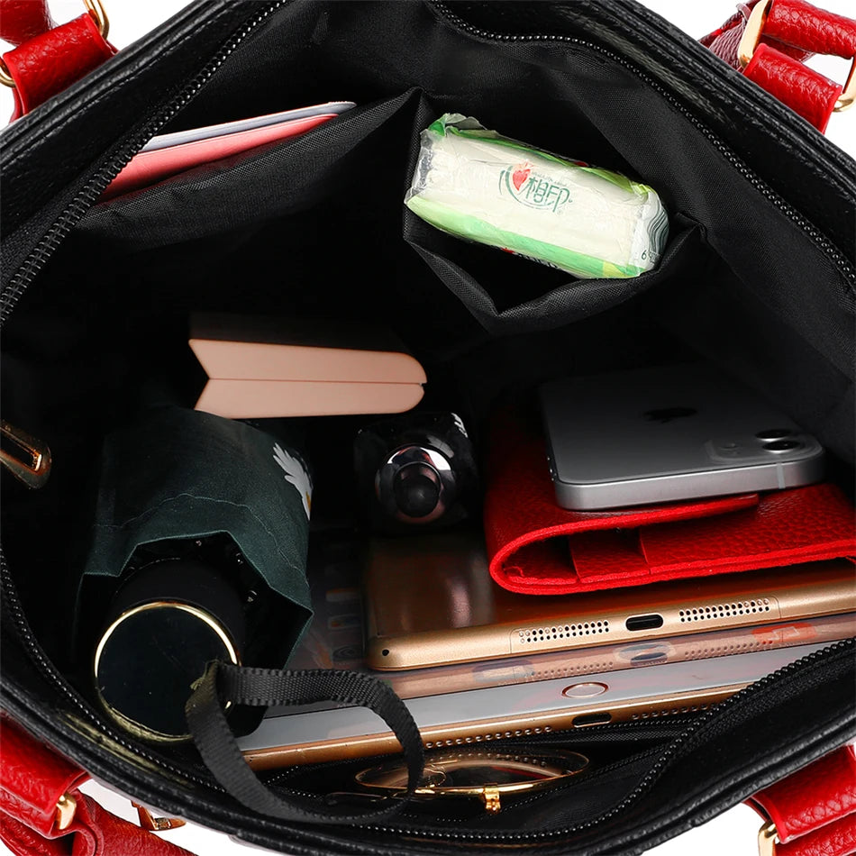 Women's Large Tote Bag Shoulder Handbag with Pockets