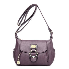 Ladies Leather Crossbody Shoulder Bag Soft Flap Bag